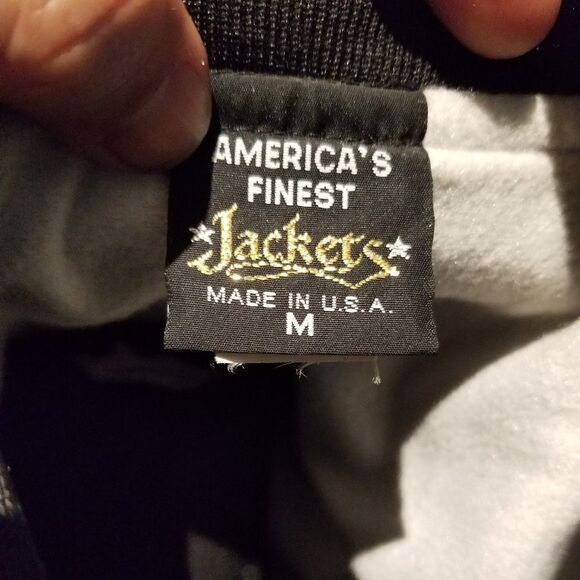 BEAUTIFUL 80S JACKET ESTATE OF CARMELA BELLO SISTER OF FREDDIE BELL. MEDIUM - Picture 3 of 8